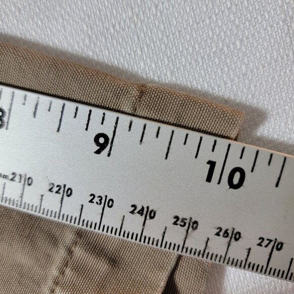 Cabelas Mens Shirt Sz L Button Down Short Sleeve Khaki Tan Classic Outdoor Wear - Picture 9 of 14